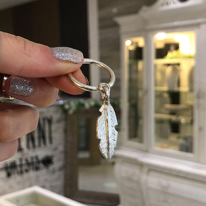 Feather Dangle Ring