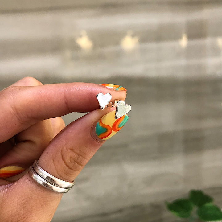 Baby Heart Studs