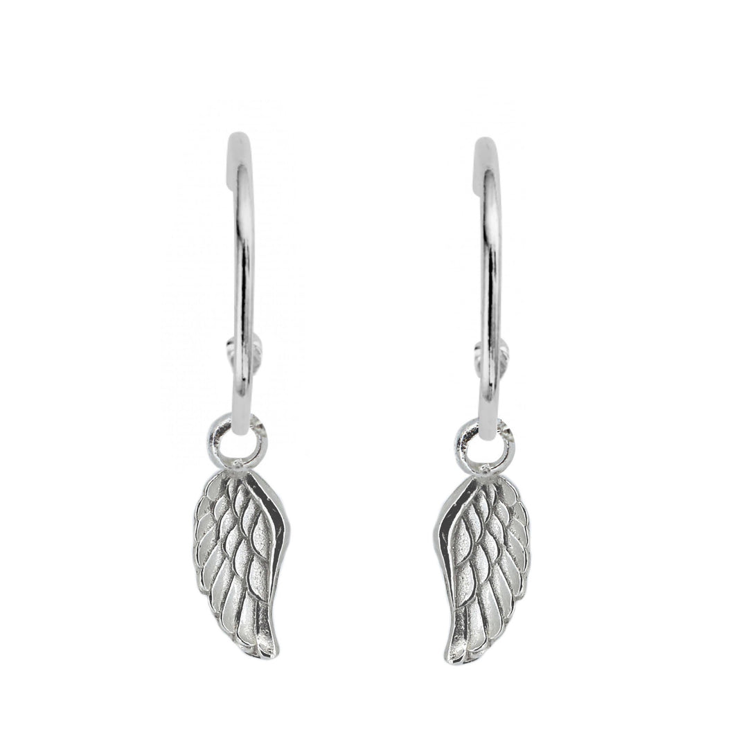 Angel Wing Hoops