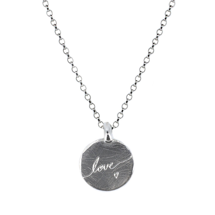 Love Disc Necklace