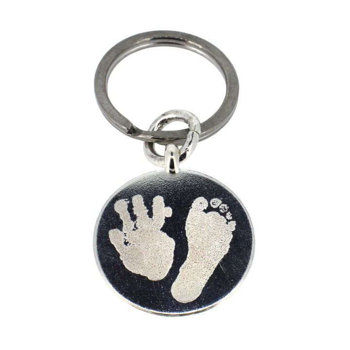 Personalised Silver Keyring