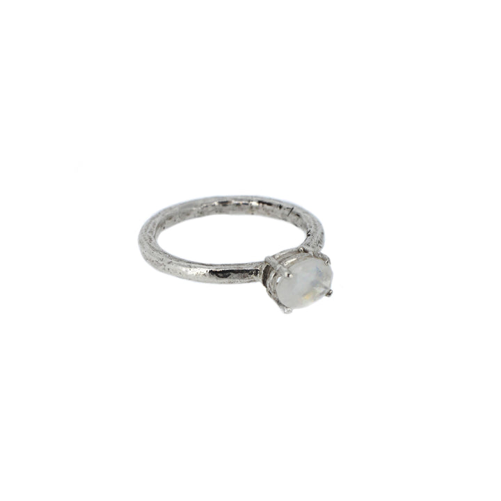 Baby Rainbow Moonstone Treasure Ring