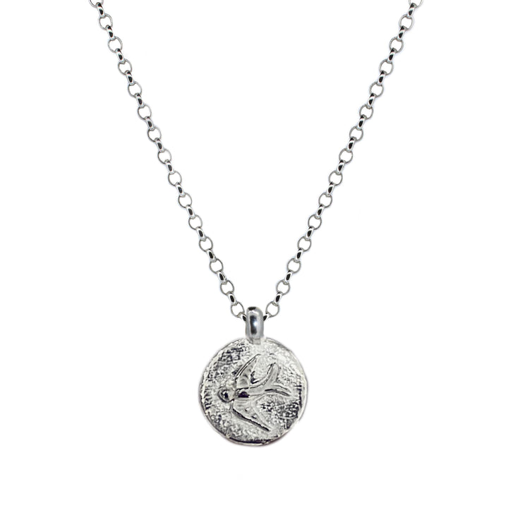 Swallow Disc Necklace