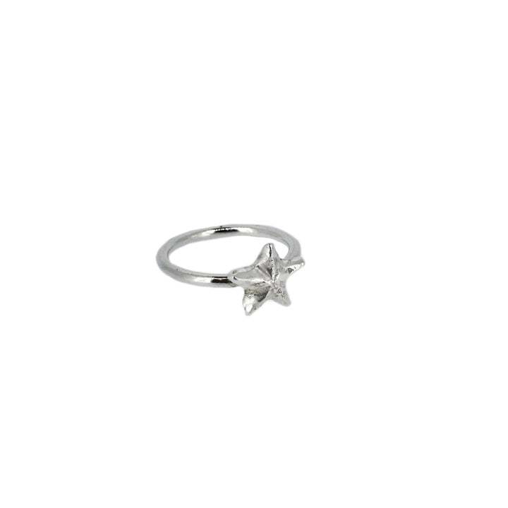 Starfish Charm Ring