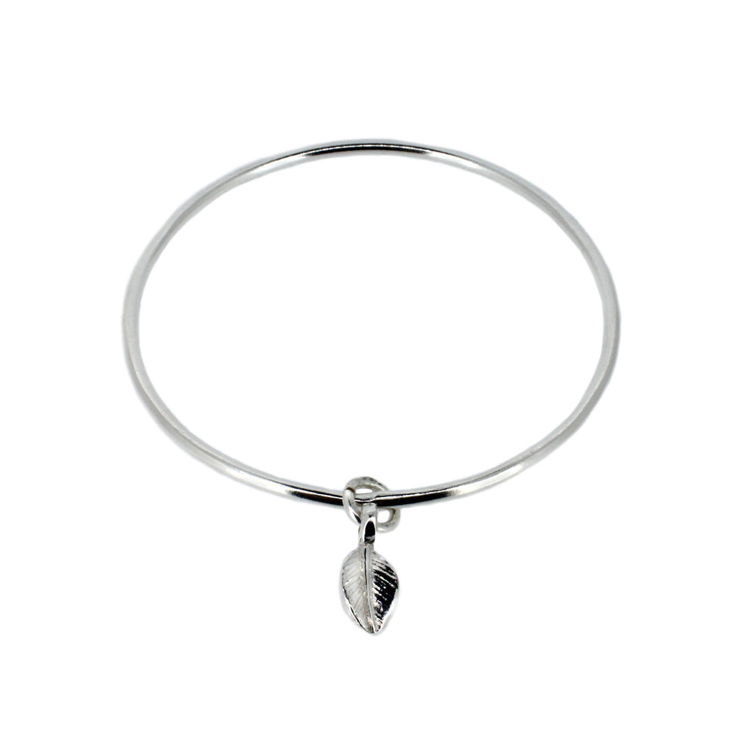 Leaf Charm Bangle