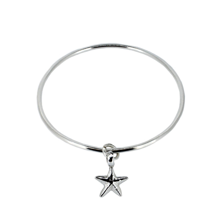 Starfish Charm Bangle