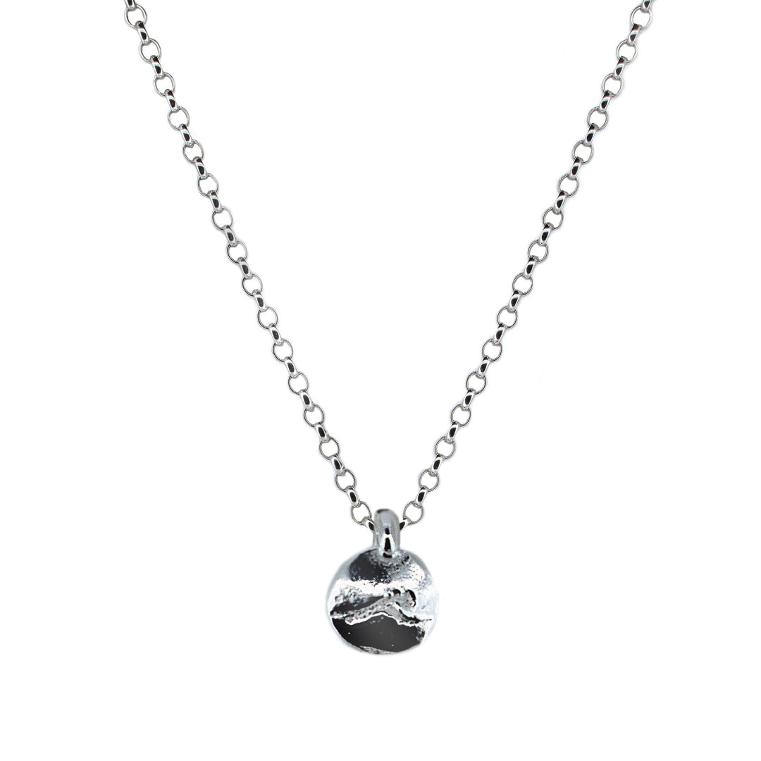 Wave Talisman Charm Necklace