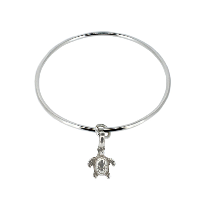 Turtle Charm Bangle