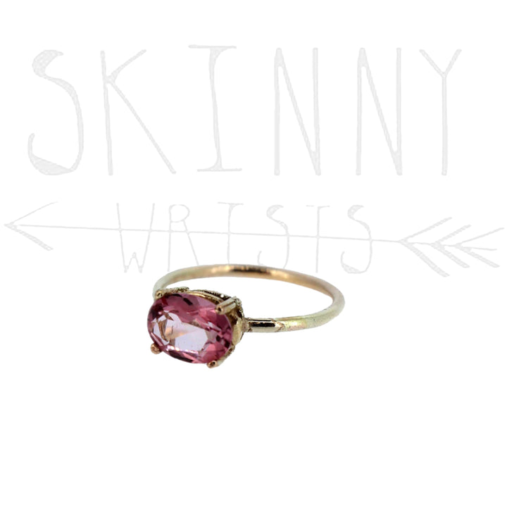 Gold Morganite Ring