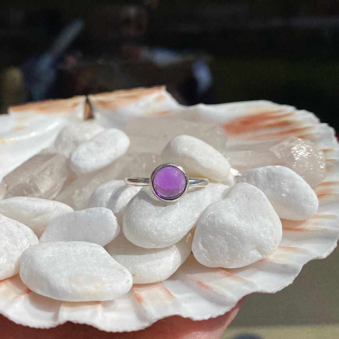 The Amethyst Moon Ring