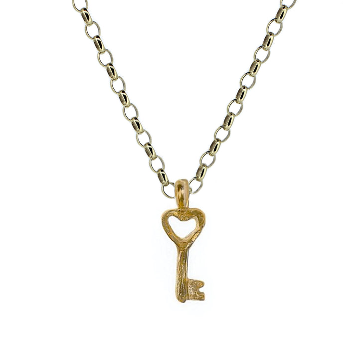 Gold Love Lock Necklace