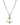 Gold Midi Anchor Trace Chain Necklace