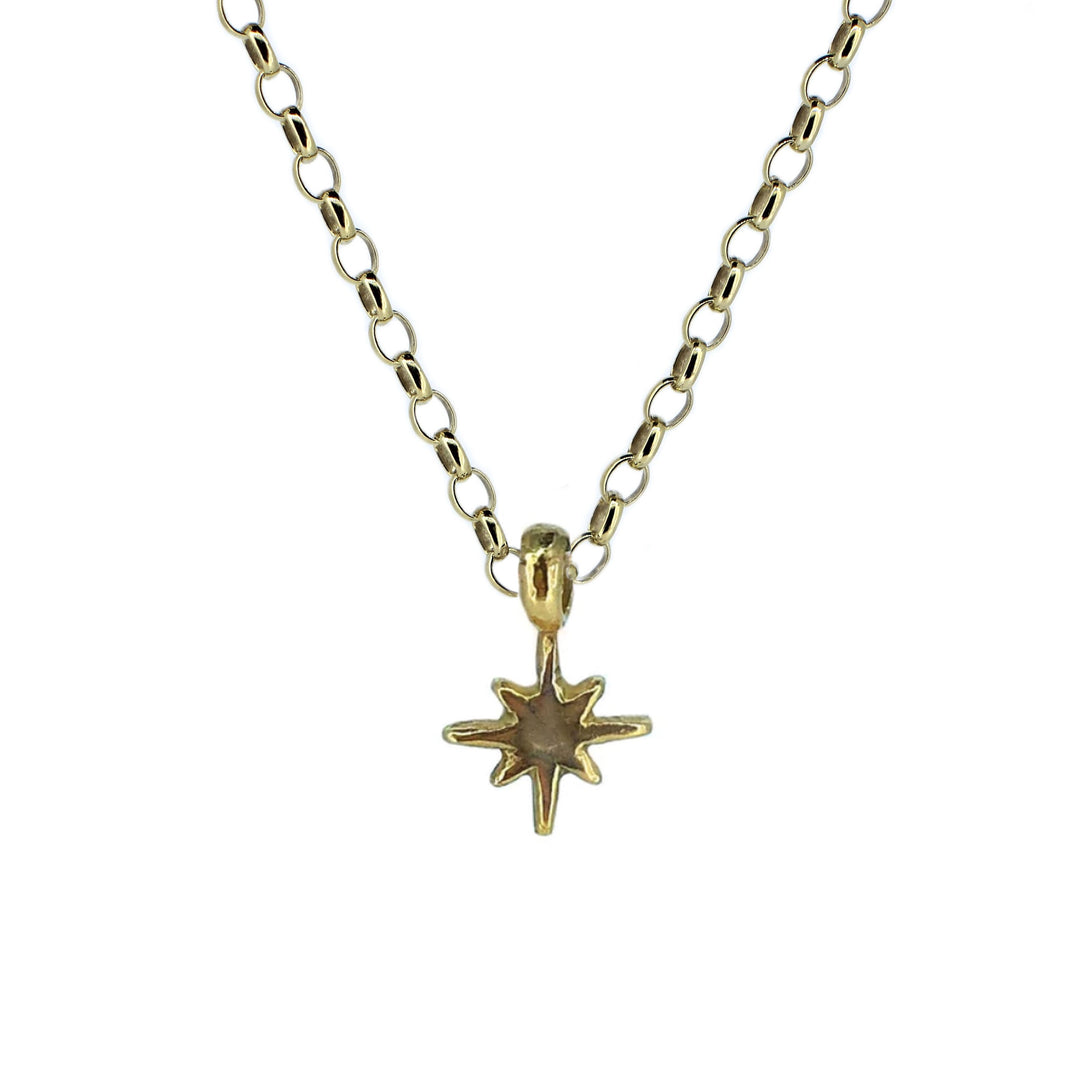 Gold North Star Necklace