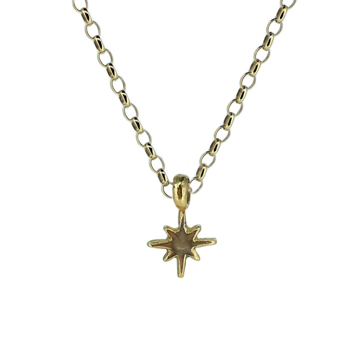 Gold North Star Necklace