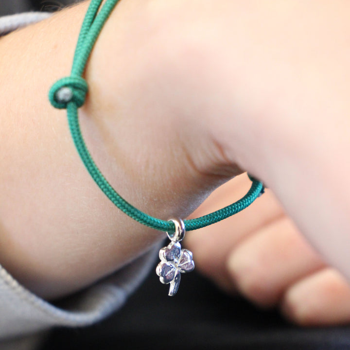 Lucky Clover Rope Bracelet