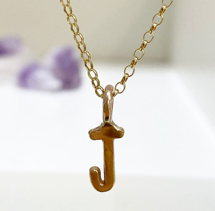 Gold Alphabet Necklace