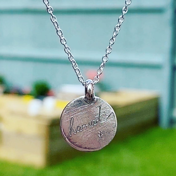 Personalised New Moon Necklace