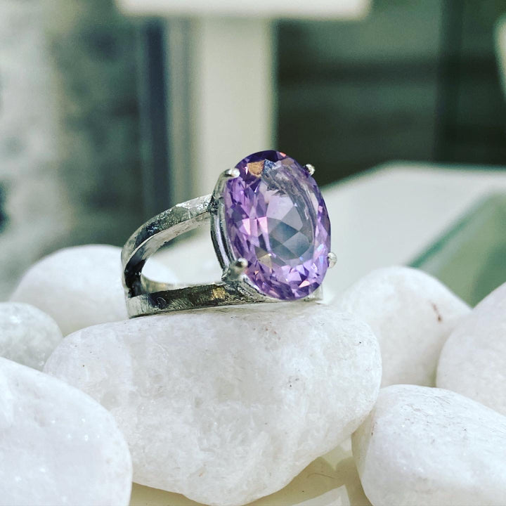 Maxi Double Empire Ring Amethyst