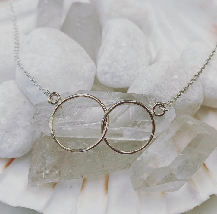 Gold and Silver Together Forever Necklace