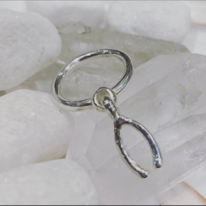 Wishbone Dangle Ring