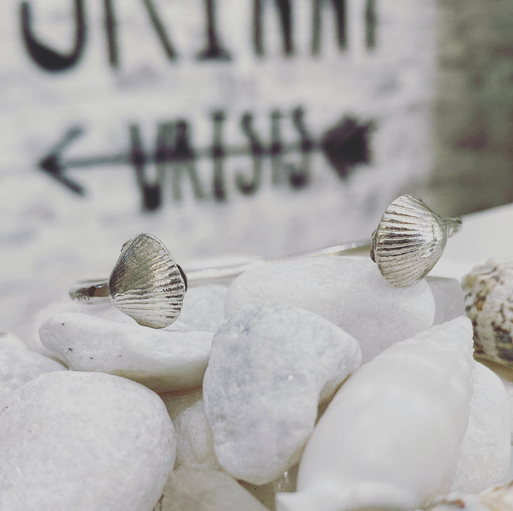 Charm Cuff Bangle - Shell