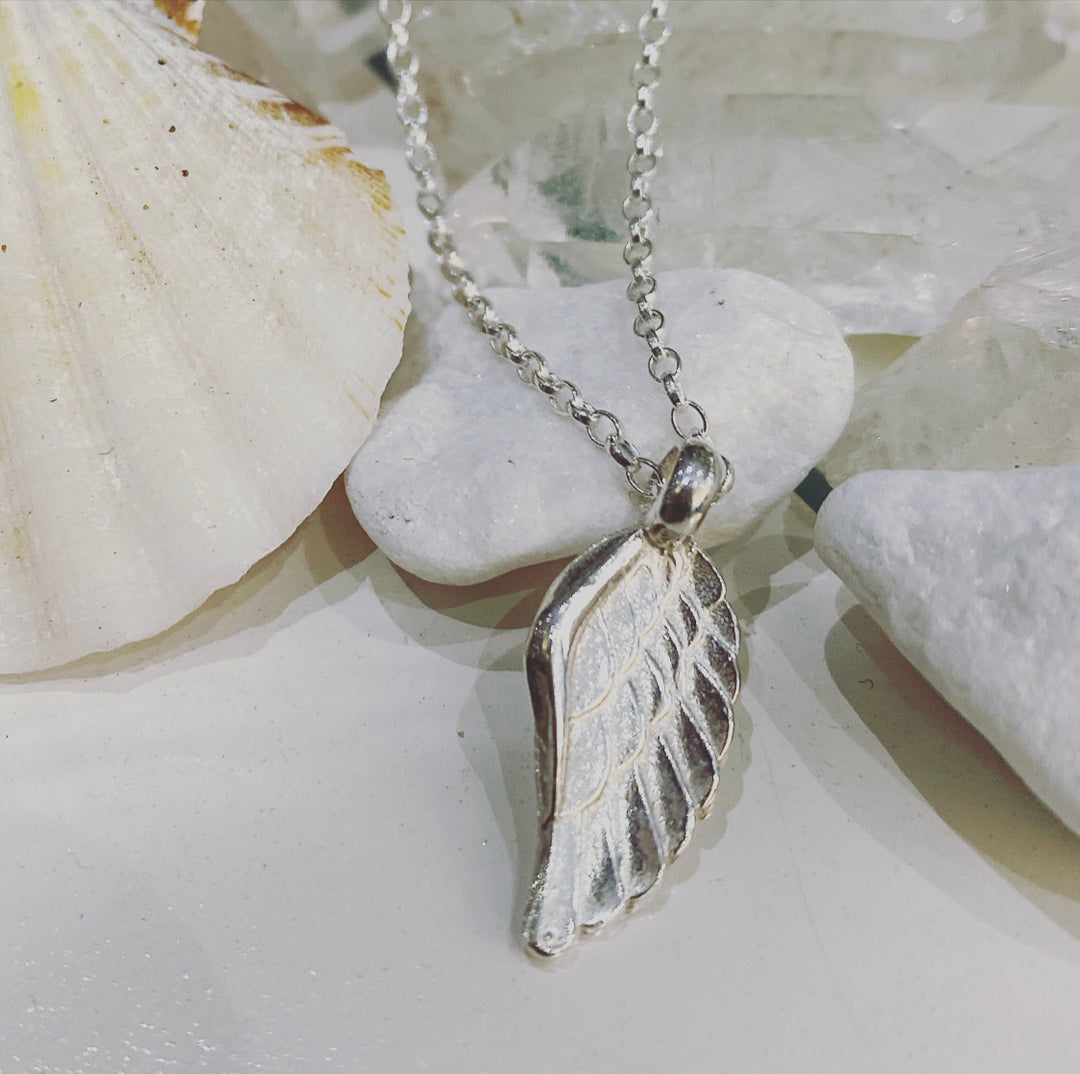 Lucky Charm Angel Wing Necklace