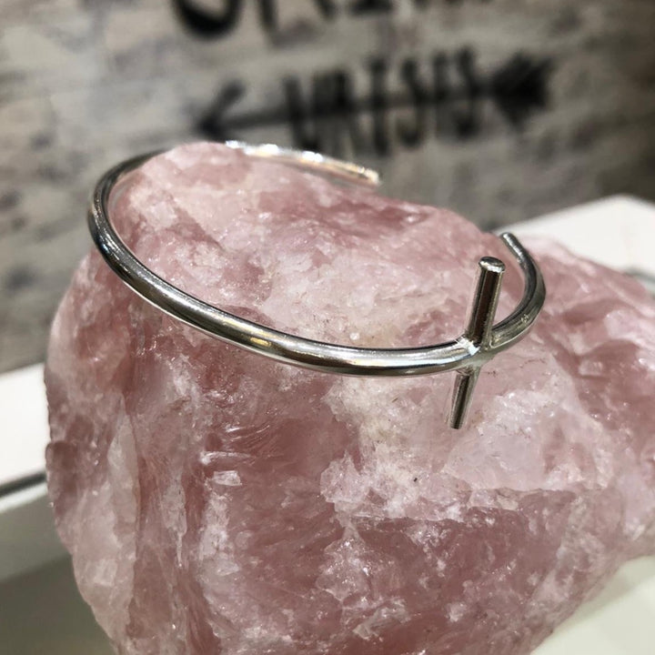 Cross Cuff Bangle