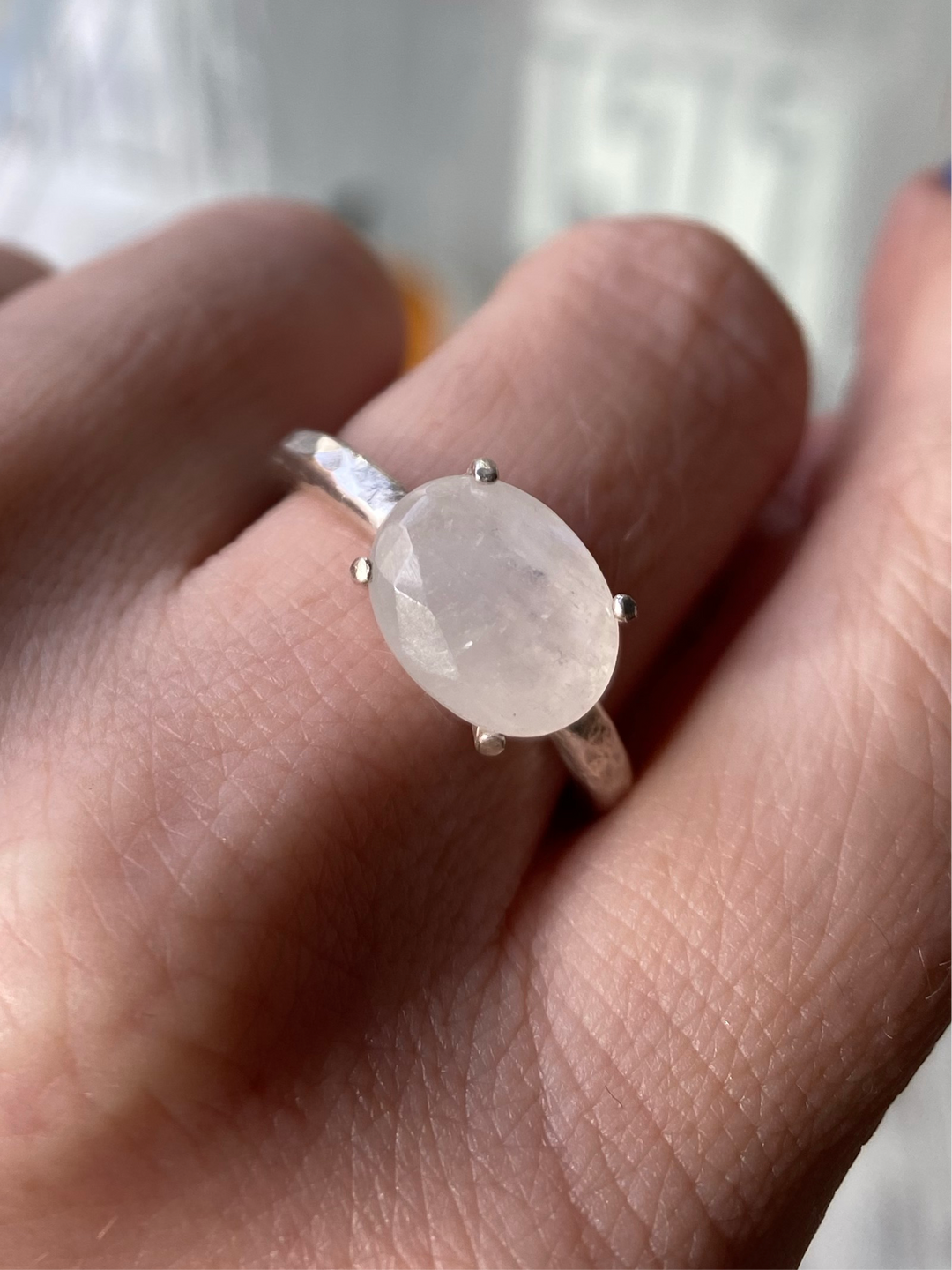 Rose Quartz Treasure Ring