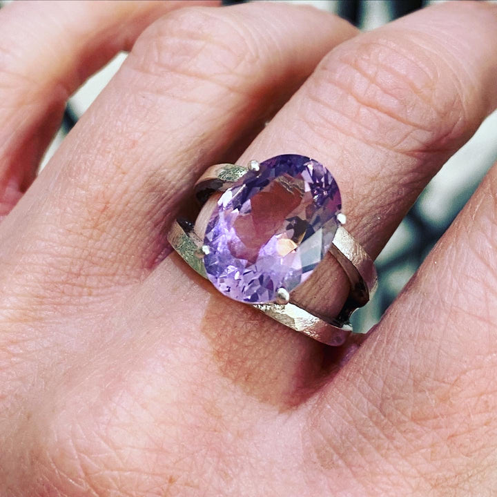 Maxi Double Empire Ring Amethyst