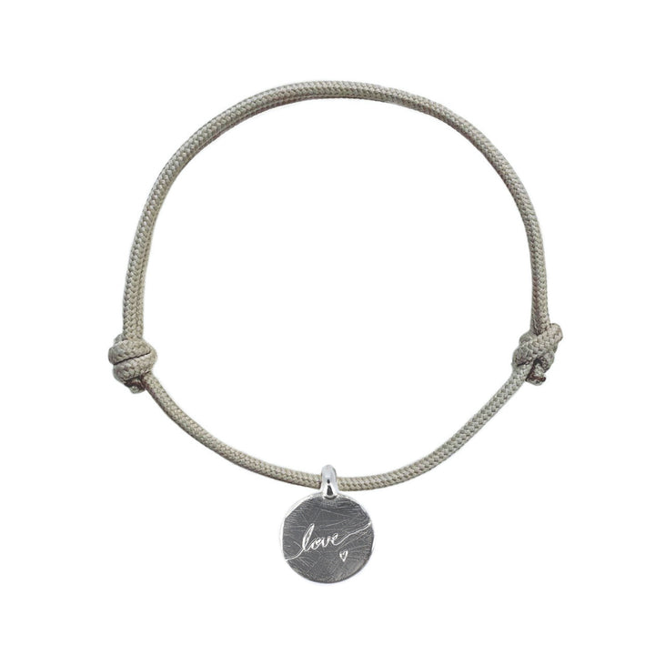 The Love Disc Rope Bracelet
