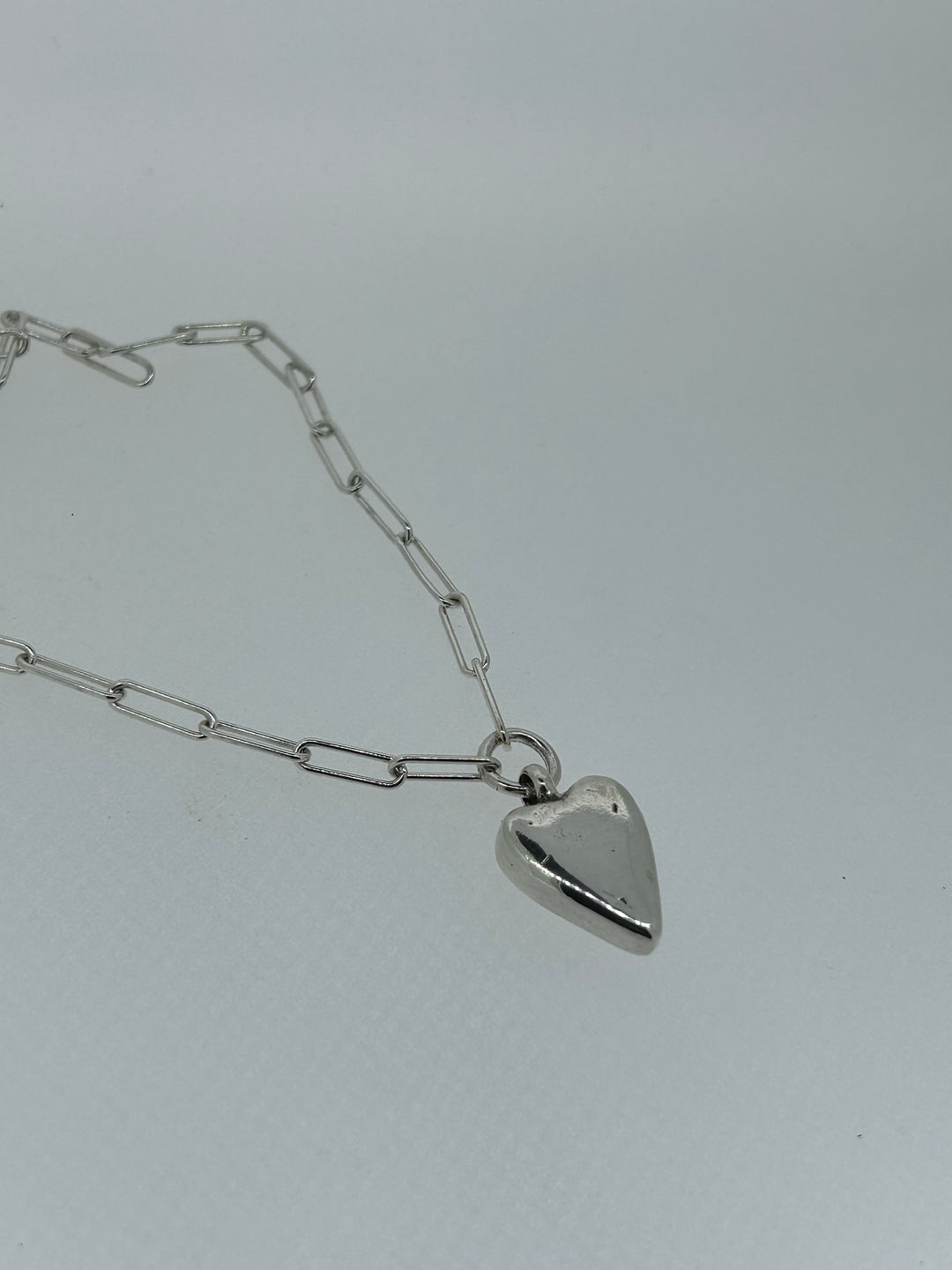 Maxi heart trace chain necklace