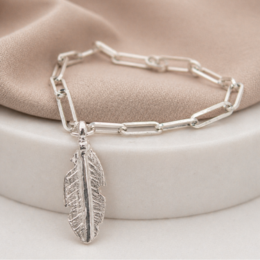 Feather Trace Chain Bracelet
