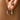 Silver Heart Hoops
