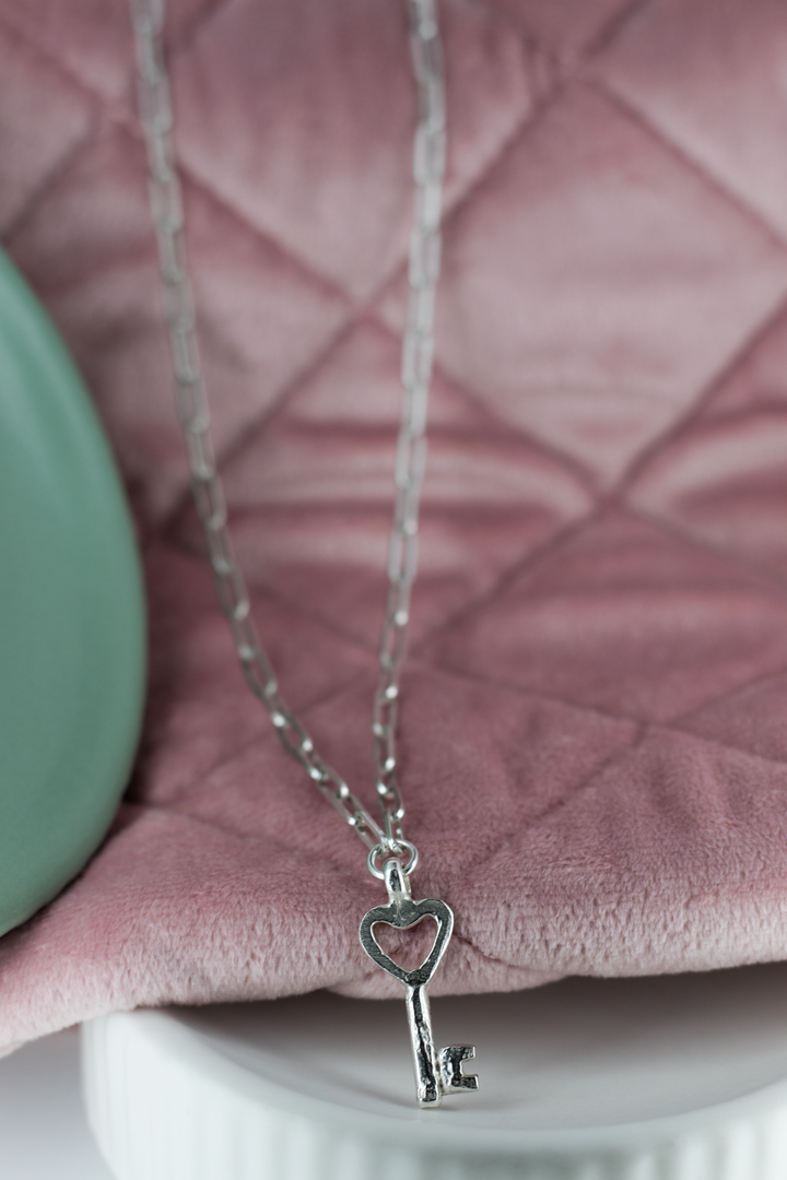 Key to my Heart  Trace Chain Necklace