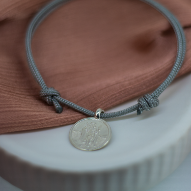 St Christopher Rope Bracelet
