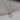 Gold Sweet Heart on Silver Trace Chain Necklace