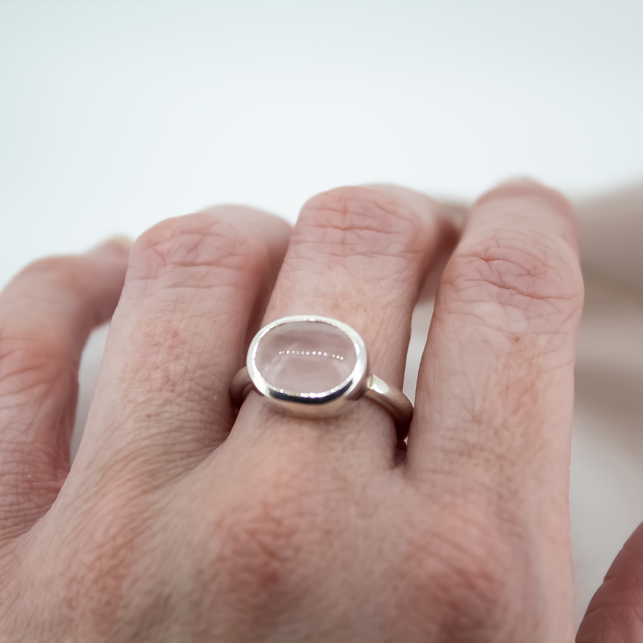 Rose Quartz Treasured Ring