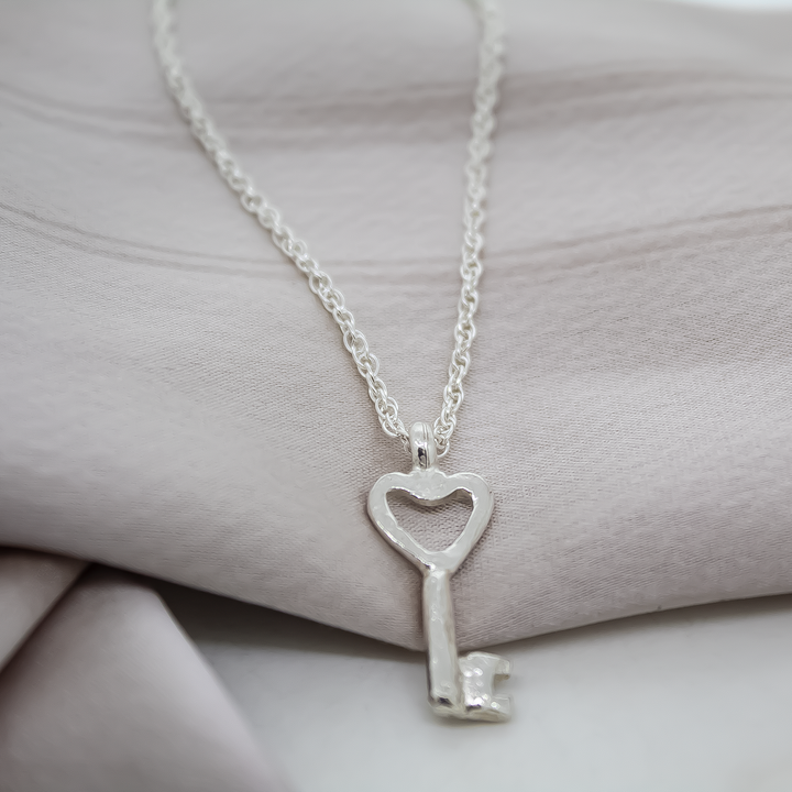 Key to my Heart Rope Chain Necklace