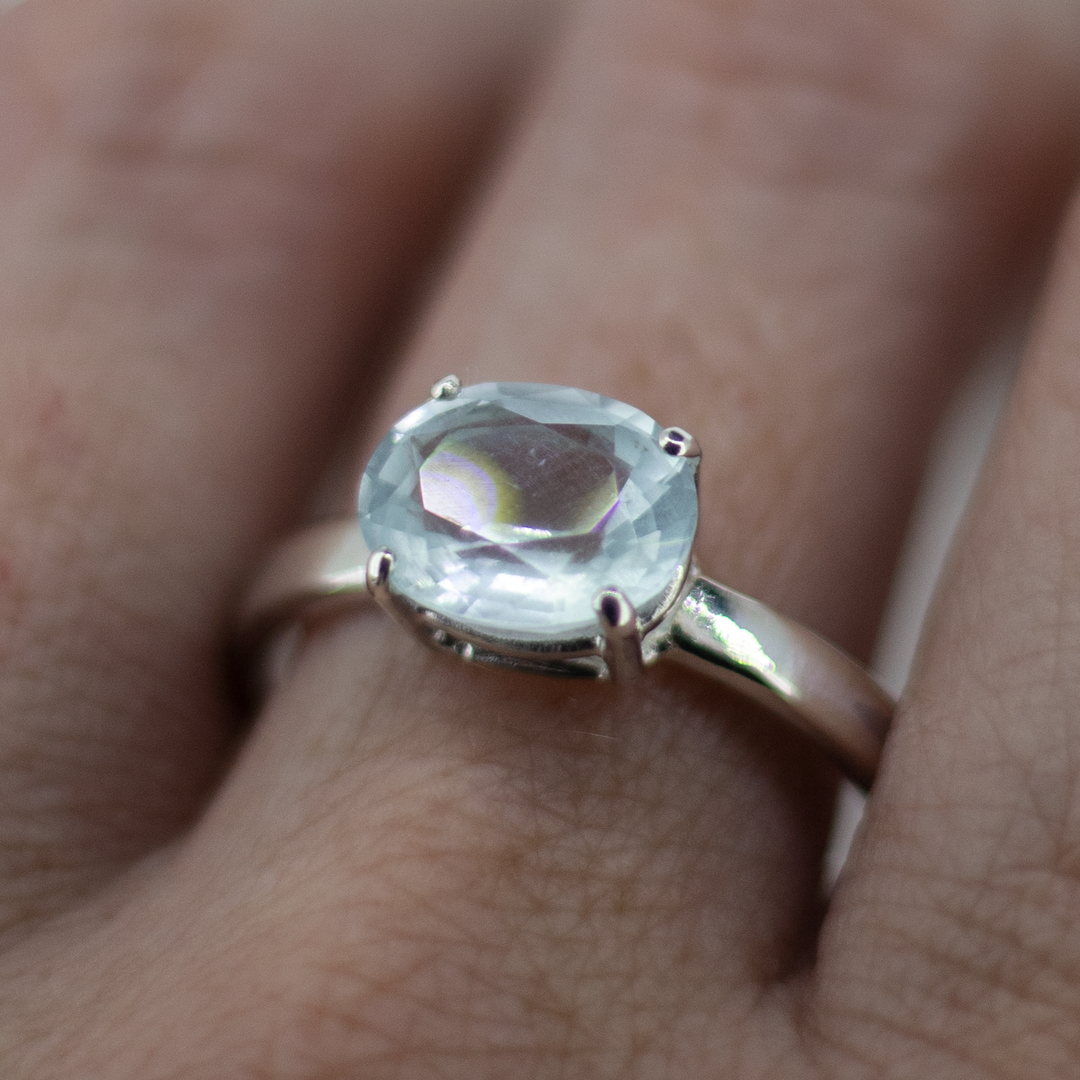 Aquamarine Oval Treasured Ring