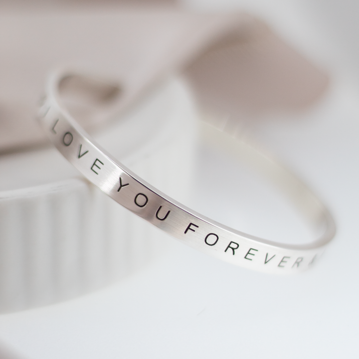 Mens Personalised Cuff Bangle