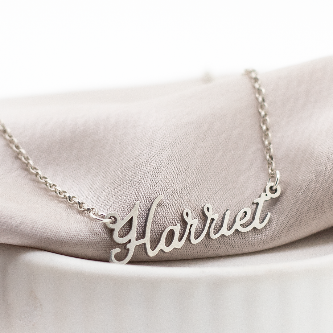 Silver Name Necklace