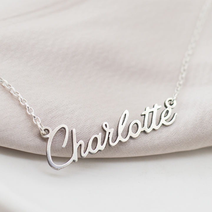 Silver Name Necklace