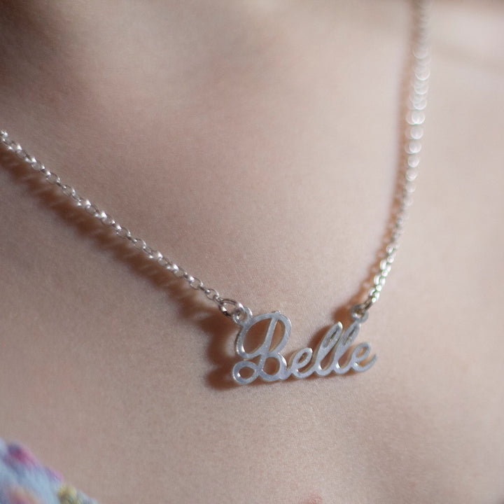 Silver Name Necklace