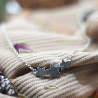 Trio of Stars Necklace