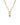 Gold North Star on Gold Trace Chain Necklace