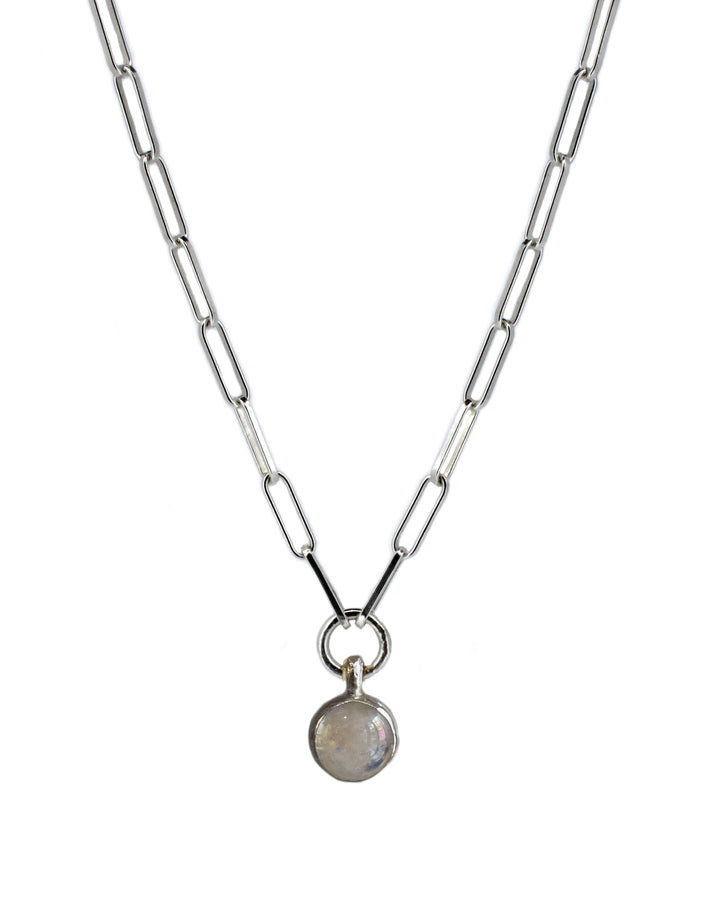 Moonstone Trace Chain Necklace
