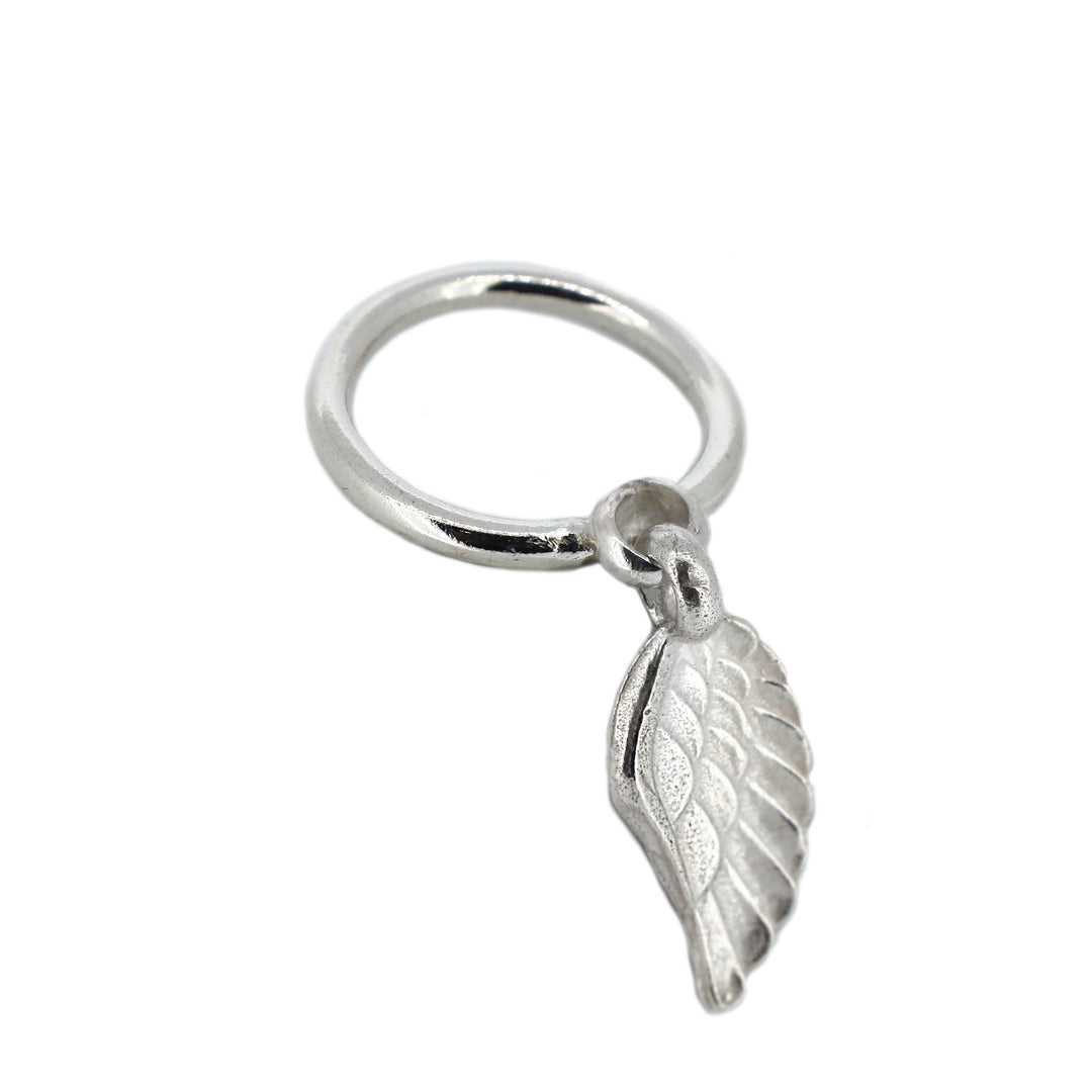 Angel Wing Dangle Ring