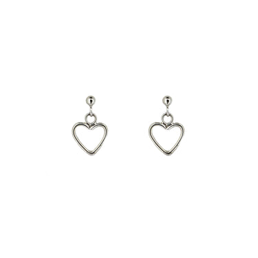 Dangle Heart Studs