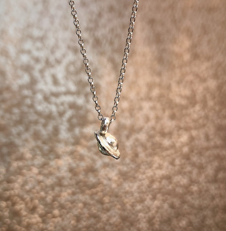 Saturn Charm Necklace