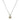 Gold Starfish on Silver Necklace